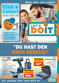 du hast den dreh heraus!