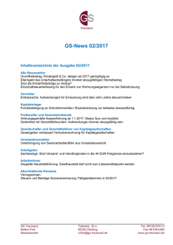 GS-Newsletter