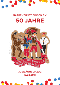 Festzeitschrift zum Jubil&auml;um - Raiberbande Hans