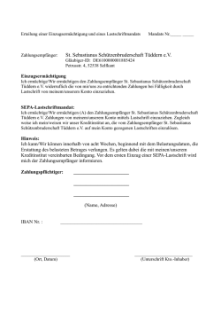 PDF-Dokument - St. Sebastianus Schützenbruderschaft Tüddern eV