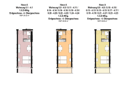 grundrisse Wohnungen _ 1. 4 dac