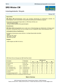 SRS Wiolan CM - SRS Schmierstoff Vertrieb