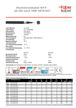 Datenblatt - Klaus Faber AG