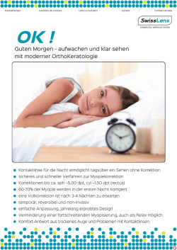 Guten Morgen - aufwachen und klar sehen mit
