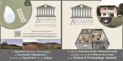 Prospekt - Atlantis Ferienanlage und Ferienhäuser in St