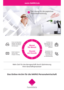 mein-NAPA3.de Das Online- Archiv f&uuml;r die NAPA3