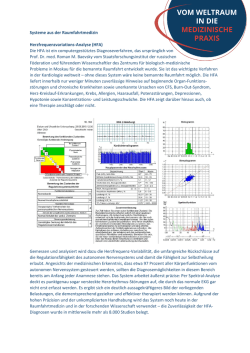 Beschreibung HFA – Amsat – Bioscan