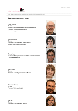 Link: www.arbeitsmedizin.ch/ueber-das