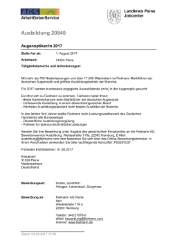Ausbildung 20840 - Landkreis Peine
