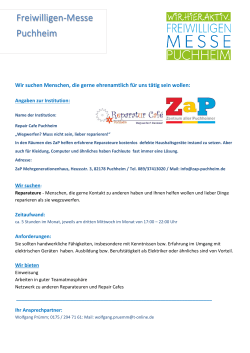 Freiwilligen-Messe Puchheim - ZaP