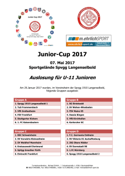 Junior-Cup 2017 - JFG Nordspessart
