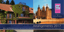 Arrangements 2017 - Hotel ARTE Schwerin