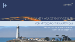 Intelligente Assistenzsysteme