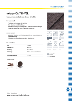 webrax-OA 710 VEL - Hermes Schleifmittel