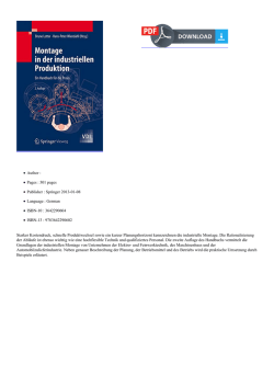 Ein Handbuch f&uuml;r die Praxis (VDI-Buch) (German