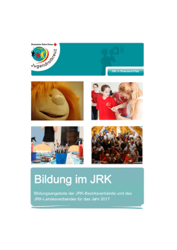 JRK-Bildungsflyer 2017 - JRK: Rheinland