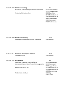 Sa. 11.02.2017 Ketterhausen Umzug Bus Aufstellung 15:00 am