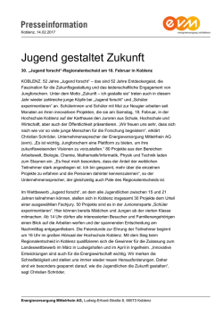 Jugend gestaltet Zukunft