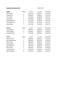 Rangliste Skirennen SCO 12.02.2017 Kinder Rang 1. Lauf 2. Lauf