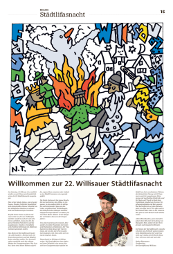 Willkommen zur 22. Willisauer St&auml;dtlifasnacht