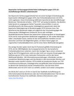 Erklärung des Aschaffenburger Bündnisses