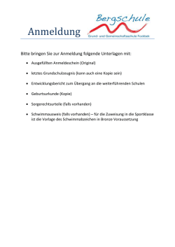 Informationen hierzu
