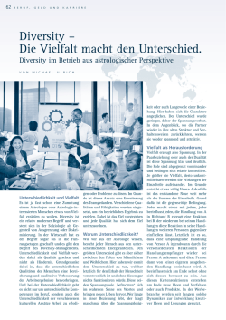 Diversity &ndash; Die Vielfalt macht den Unterschied. - Allgeier