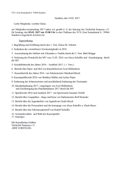 Einlad. + Top Mitgliederversammlung 2017