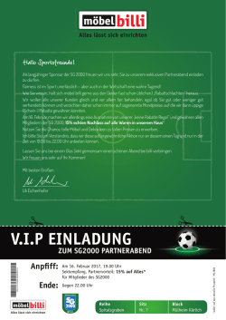 Einladung als PDF-Datei - SG 2000 Mülheim