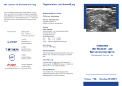 Anatomie der Muskel- und Nervensonographie