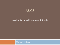application specific integrated circuits