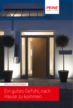 Holz-Haust&uuml;ren - Peine Fenster