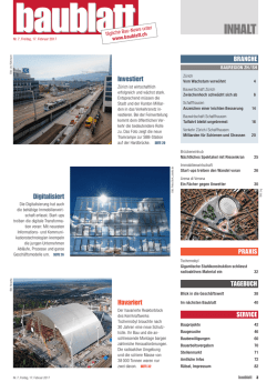Inhalt: Baublatt 7