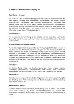 Disclaimer - Senior Care Company