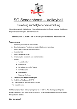 zum - SG Sendenhorst Volleyball