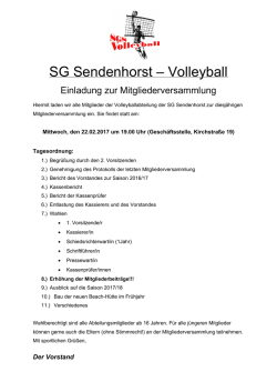 zum - SG Sendenhorst Volleyball