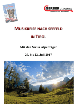 Broschüre - Swiss Alpenfäger