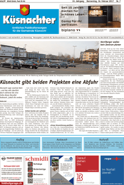 Küsnacht gibt beiden Projekten eine Abfuhr