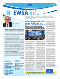EWSA - EESC European Economic and Social Committee