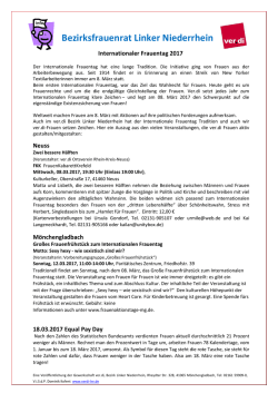 Internationaler Frauentag Infoblatt 2017 - verdi-lnr