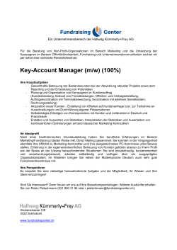 Key-Account Manager (m/w)