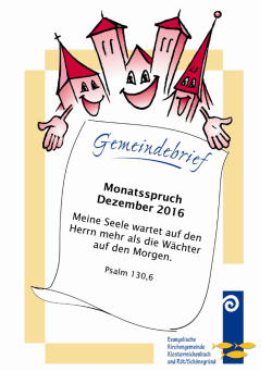 Hier k&ouml;nnen Sie den aktuellen Gemeindebrief runterladen.