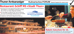Restaurant-Schi MS «Stadt Thun