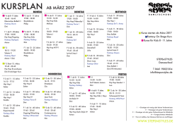 KurSPLAn AB März 2017