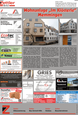 Wohnanlage „Im Klösterle“ Memmingen