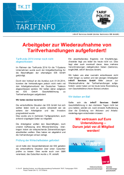 Tarifinfo infinIT - Februar 2017 PDF