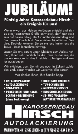 Jubil&auml;um!