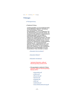 Pr&uuml;fungen - der Bayerischen Landes&auml;rztekammer