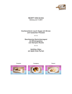REZEPT VON OLIVIA