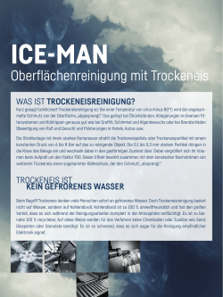 Dowload Info-Flyer Trockeneisreinigung - ICE